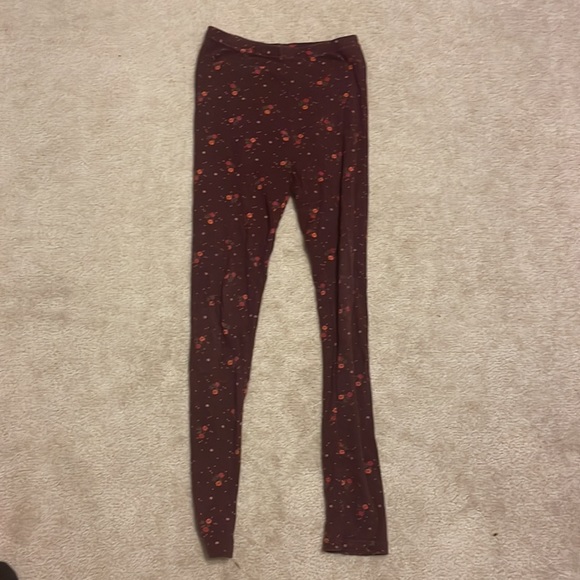 Matching set Gymboree Maroon flower shirt/pants - Picture 4 of 4